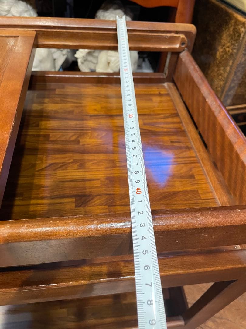 ご購入者専用！再日程調整用です！カリモク　木製キッチンワゴン キャスター付き