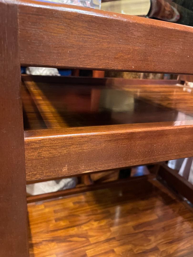 ご購入者専用！再日程調整用です！カリモク　木製キッチンワゴン キャスター付き