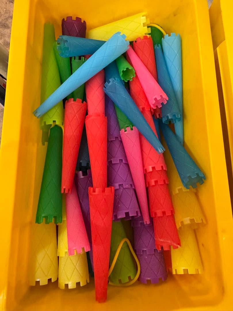 パーマ用ロッド・円錐・ロング・ビッグロッド各種 100本近くあり