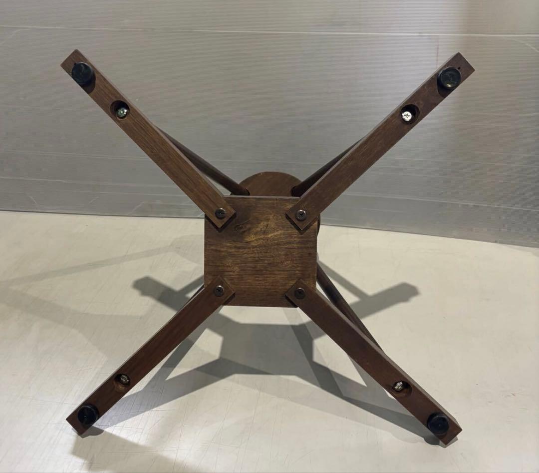 野天傘　野立傘　木製　スタンド　茶屋　立台　レトロ　アンティーク　組み立て式