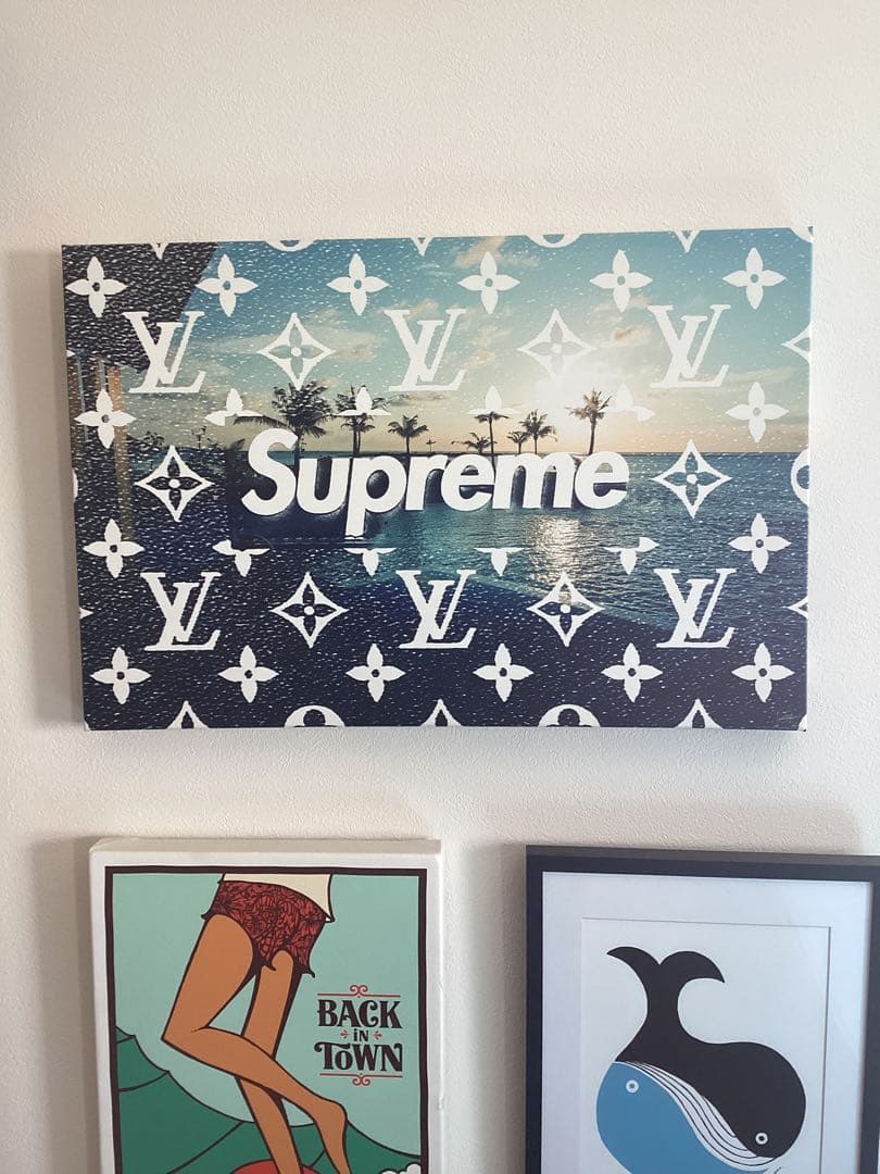 アモアアートSupreme Louis Vuitton アートパネル