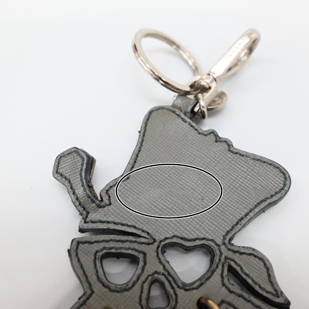 ■ 46543★PRADA プラダ キーホルダー チャーム スカル