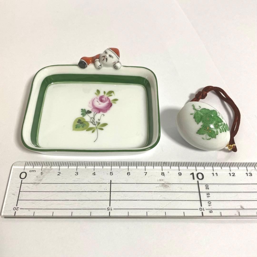 ヘレンド トレー マンダリンサンタ クリスマス インドの華 オーナメント