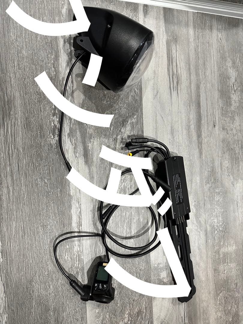 Super73S1コントローラー、ヘッドライト、ディスプレイ、1to3ケーブル