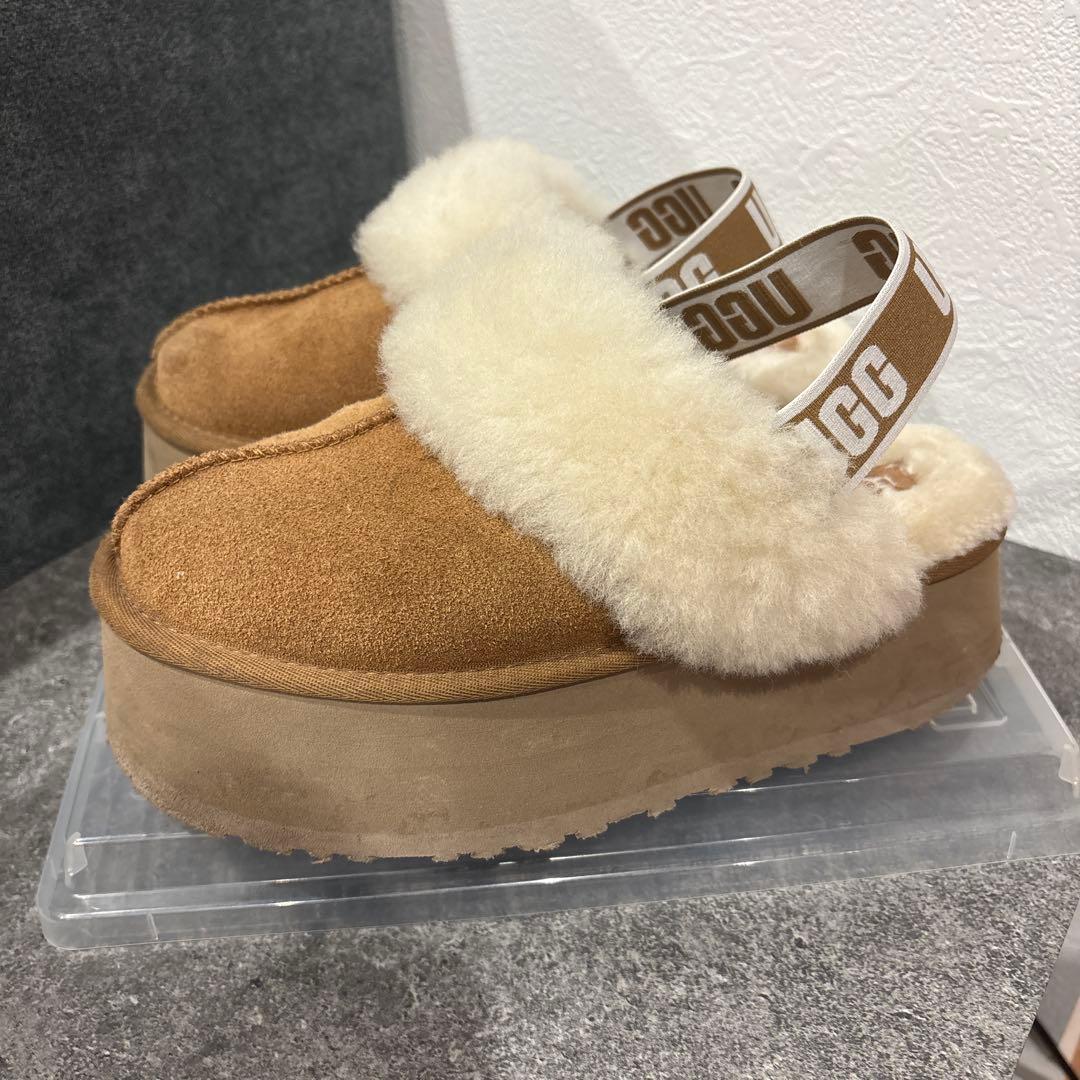 UGG ムートン　スリッポン　厚底　ファンケット