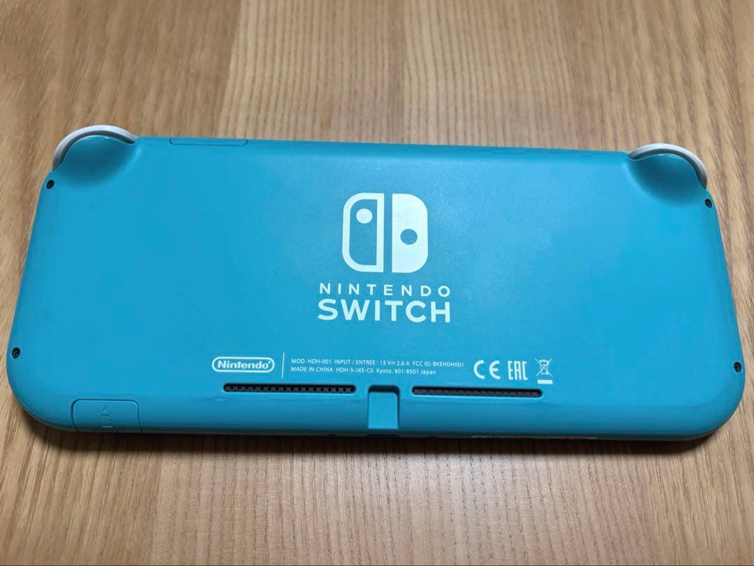 Nintendo Switch Lite ターコイズ 充電器 SDカード付き
