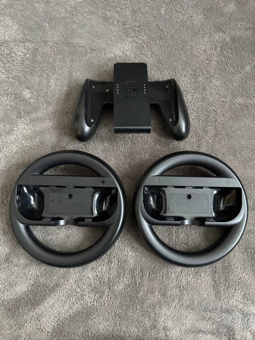 【Joy-Con 4本付】Switch 有機ELモデル＋ハンドル＆ケースセット