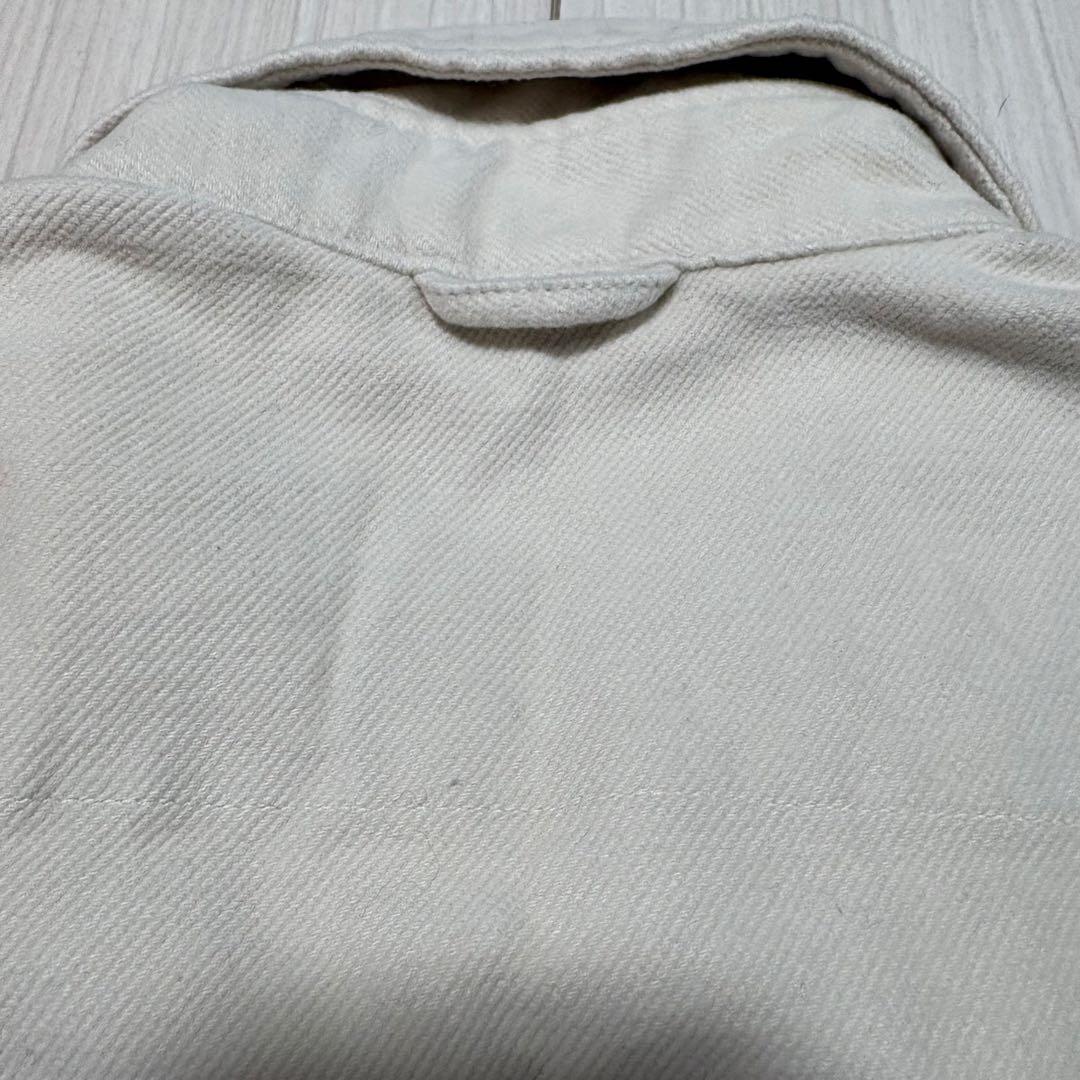 新品 未使用 45R 日本製 コットンストレッチ ワークシャツ レディース