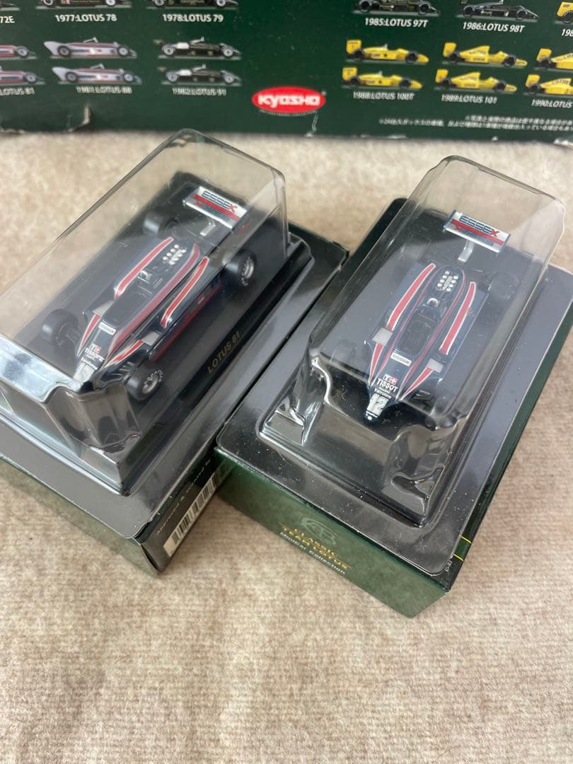 S*h様 1/64京商 F1ミニカーコレクション ロータスフォーミュラ合計14台