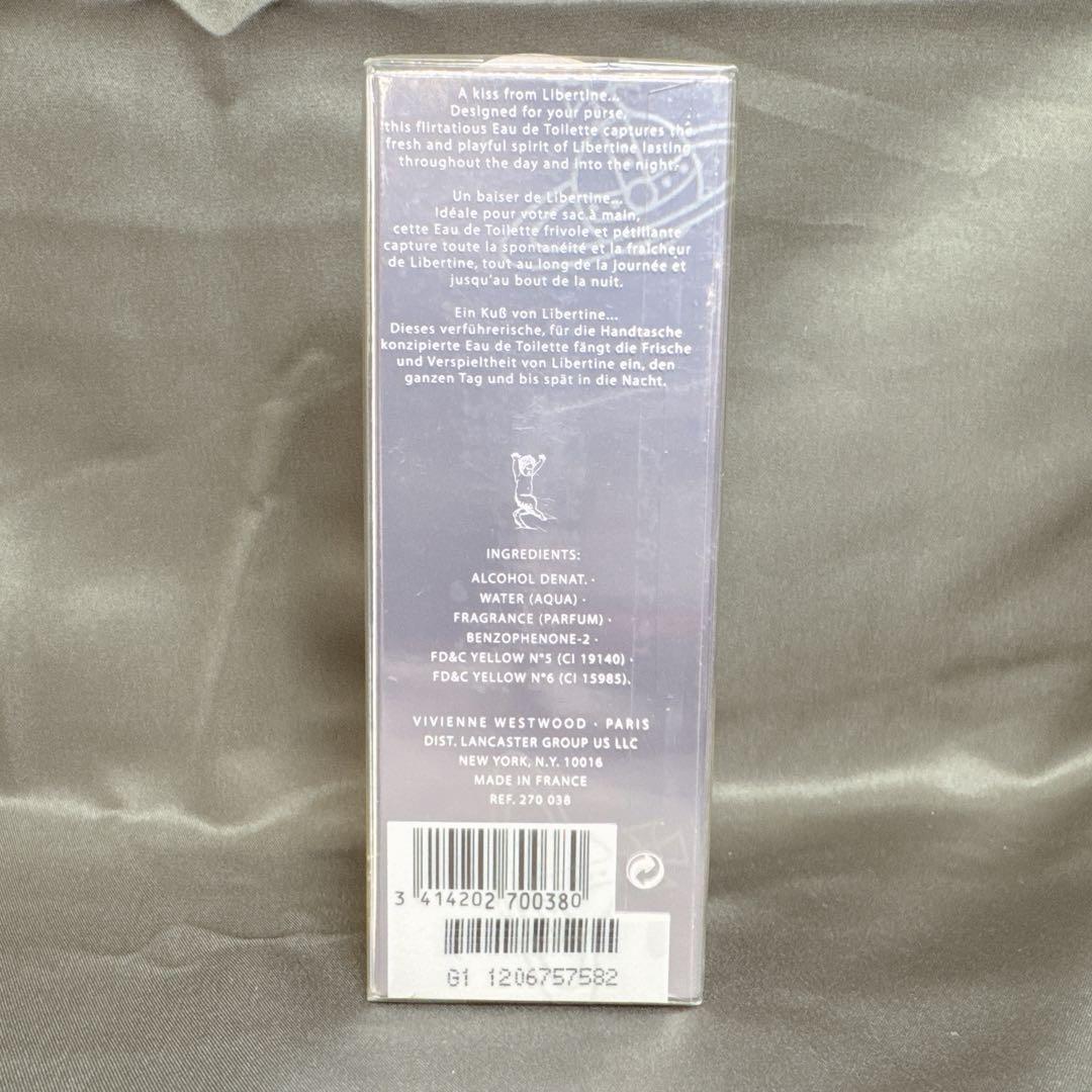 未開封 ヴィヴィアン ウエストウッド リバティン オードトワレ 25ml 香水