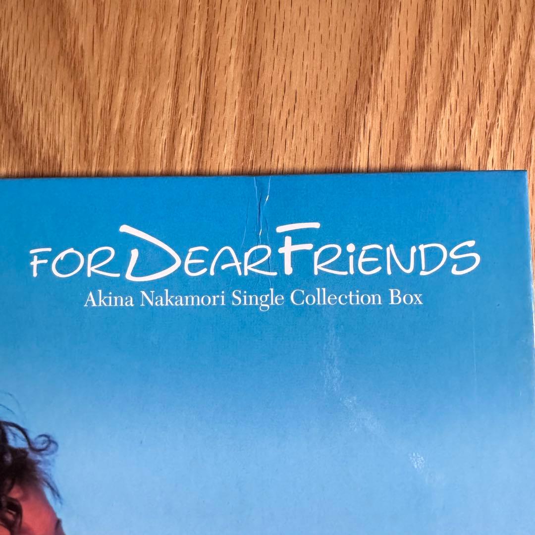 再生確認済 中森明菜FOR DEAR FRIENDSシングルコレクションボックス
