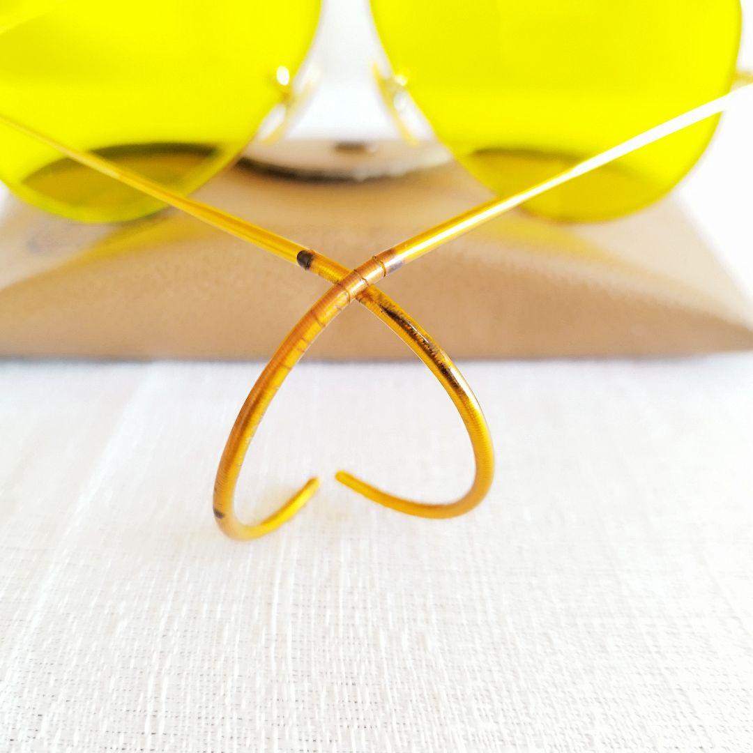 希少✨レイバン　ボシュロム　カリクローム　シューター　イエロー　ヴィンテージ