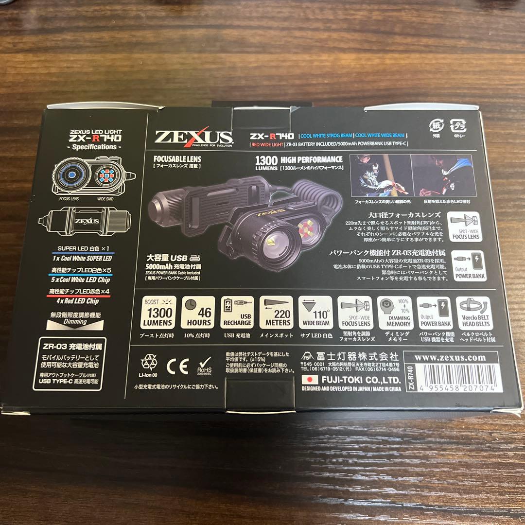 新品 冨士灯器 ゼクサス ZX-R740 ヘッドライト 富士灯器