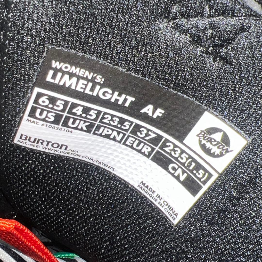 1回使用 23.5cm BURTON LIMELIGHT AFスノーボードブーツ