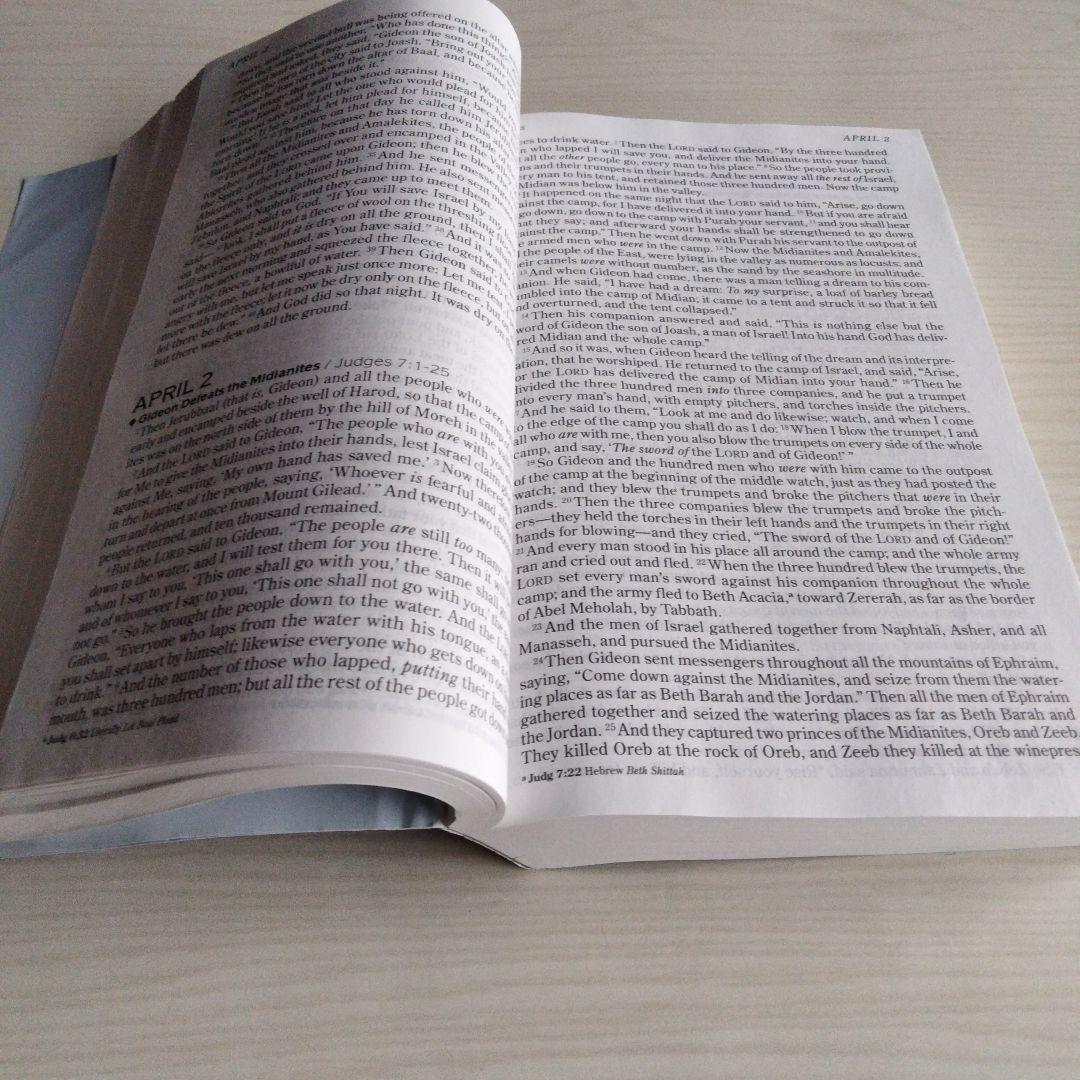 洋書 CHRONOLOGICAL BIBLE