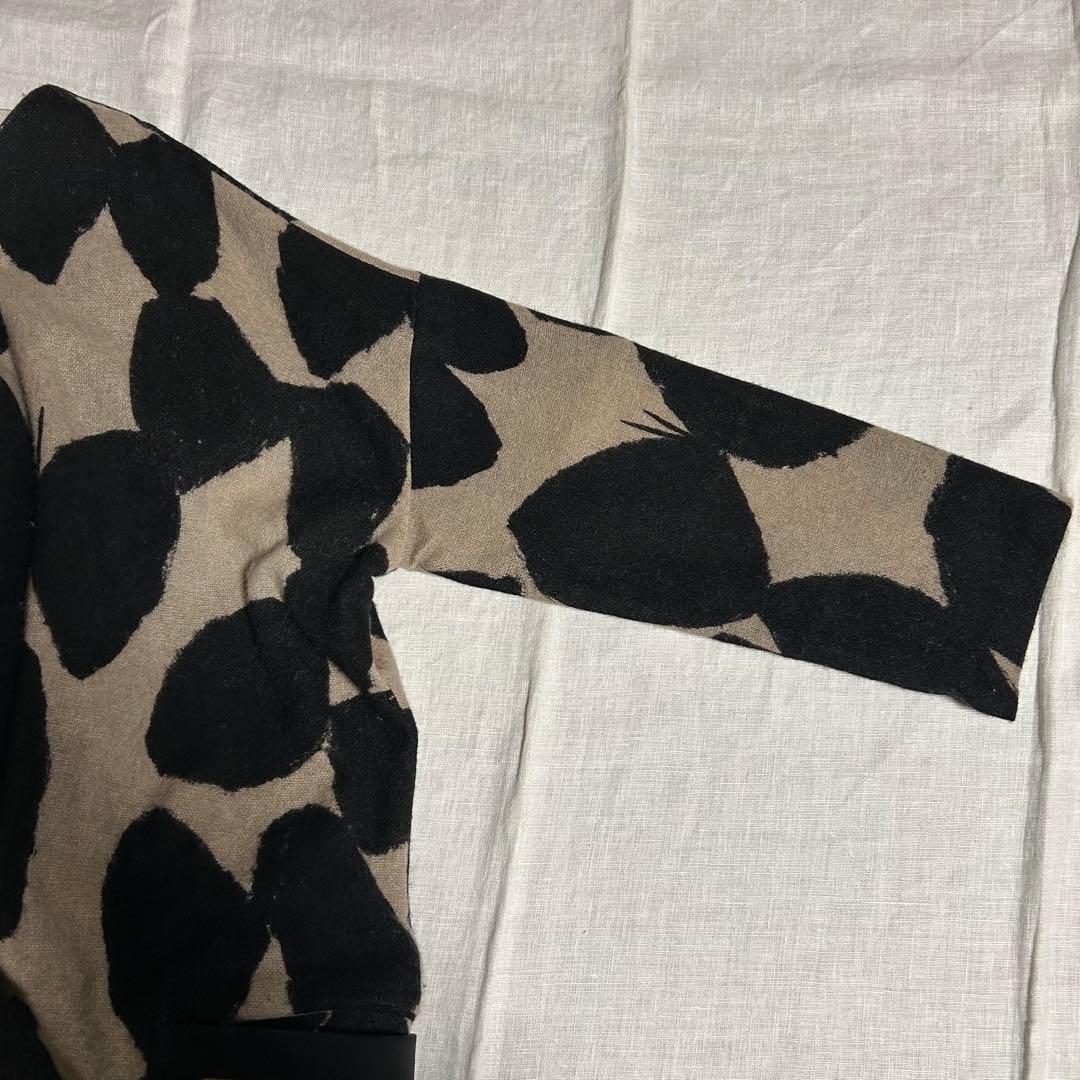 【中古品】ミナペルホネンslow dance カシミヤワンピース　38サイズ