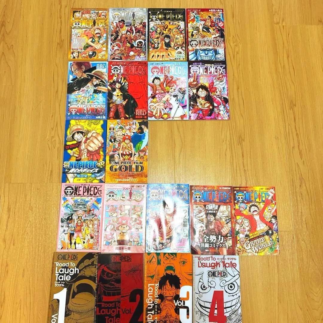 全巻・初版　初版帯・新刊案内付き　ワンピース全巻セット＋おまけ多数　コンプリート