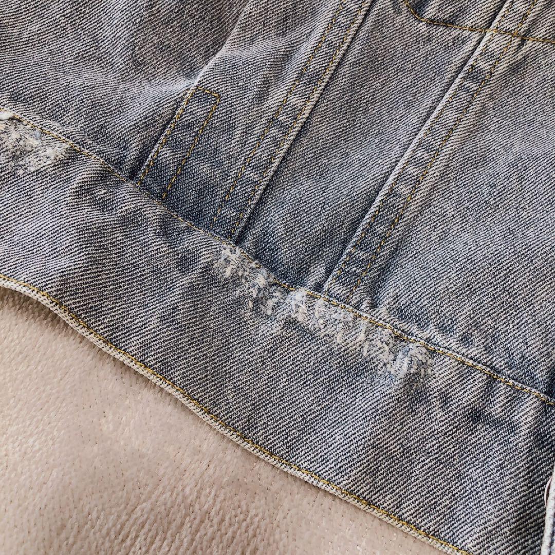 【美品】anana アナナ オーバーサイズデニムジャケット グレディブリリアン