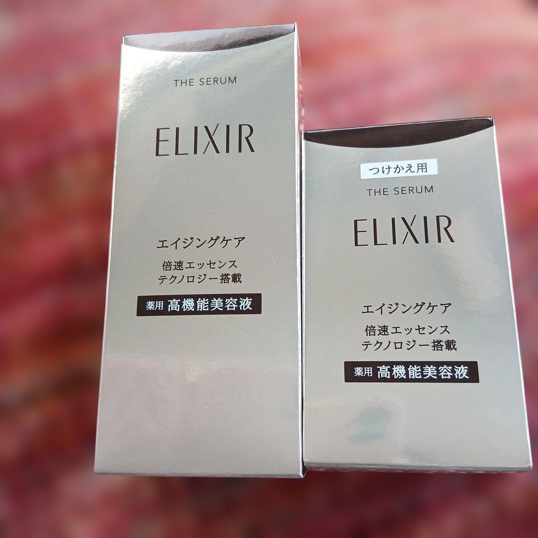 ELIXIR THE SERUM エイジングケア 50ml詰め替えセット