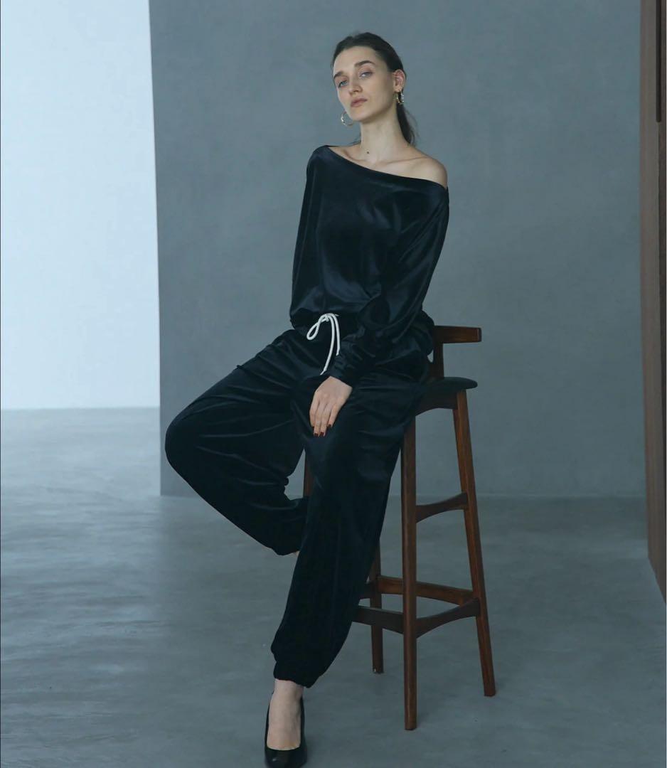 【新品・未使用】Cygne シーニュ　ベロアパンツ Silvie