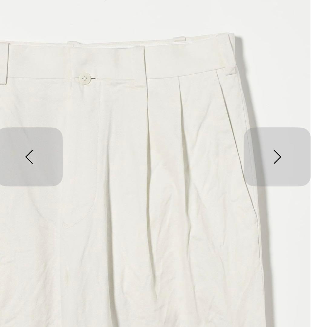 YAECA CHINO TROUSERS 2TUCK STRAIGHTパンツ