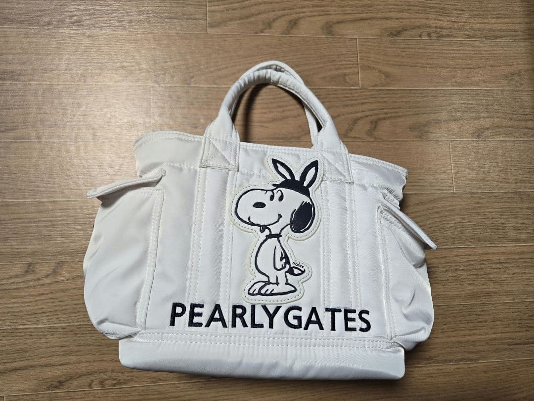 ❣️美品❣️★完売品★パーリーゲイツ SNOOPYコラボワッペン カートバッグ