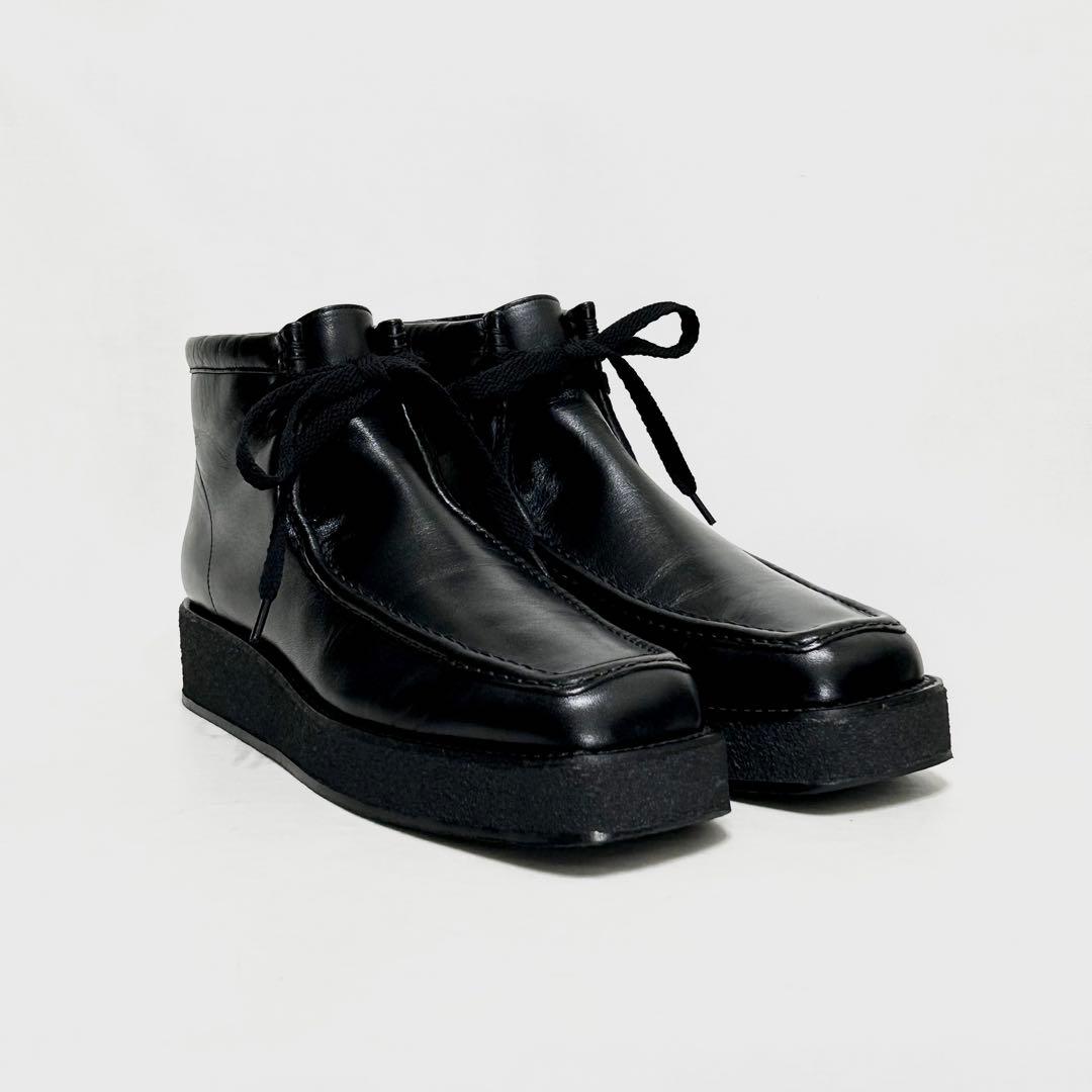 ■定5.4万 ピッピシック 38 レースアップシューズ ローファー 黒 ブーツ