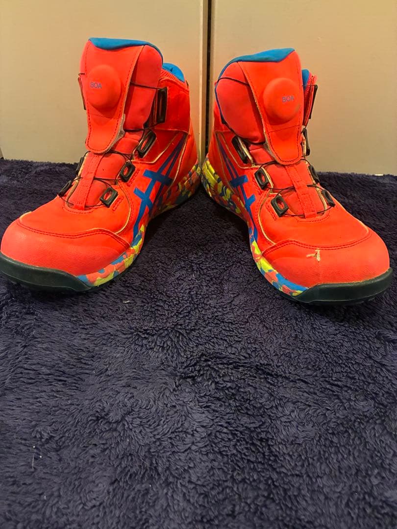 ASICS CP304 セーフティーシューズ 安全靴 オレンジ 26 PUMA