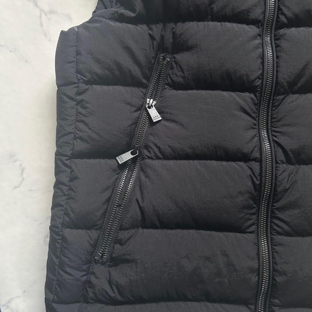 近年モデル タトラス クローネ ダウンベスト フード2way CURONE 黒