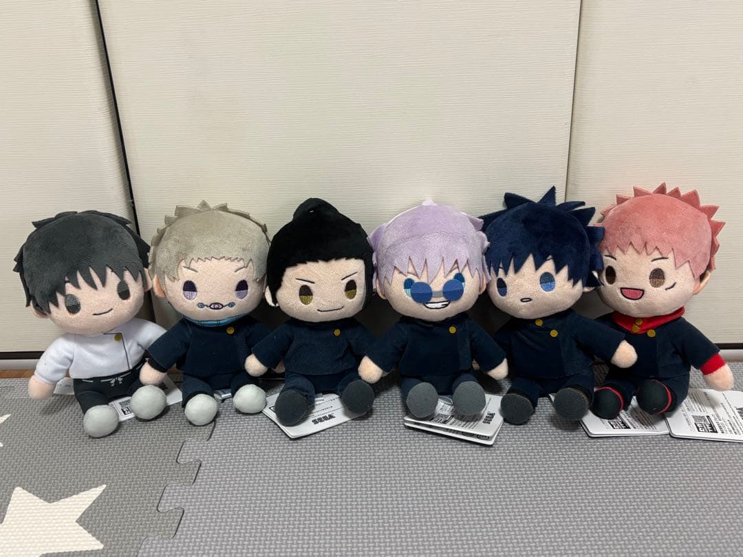 ラウンドワン限定‼️呪術廻戦　5th anniversary ぬいぐるみ 6体
