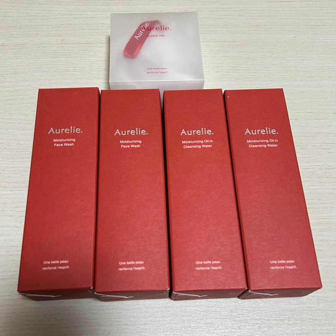 Aurelie. 保湿クレンジング・洗顔セット(バブルネット付)