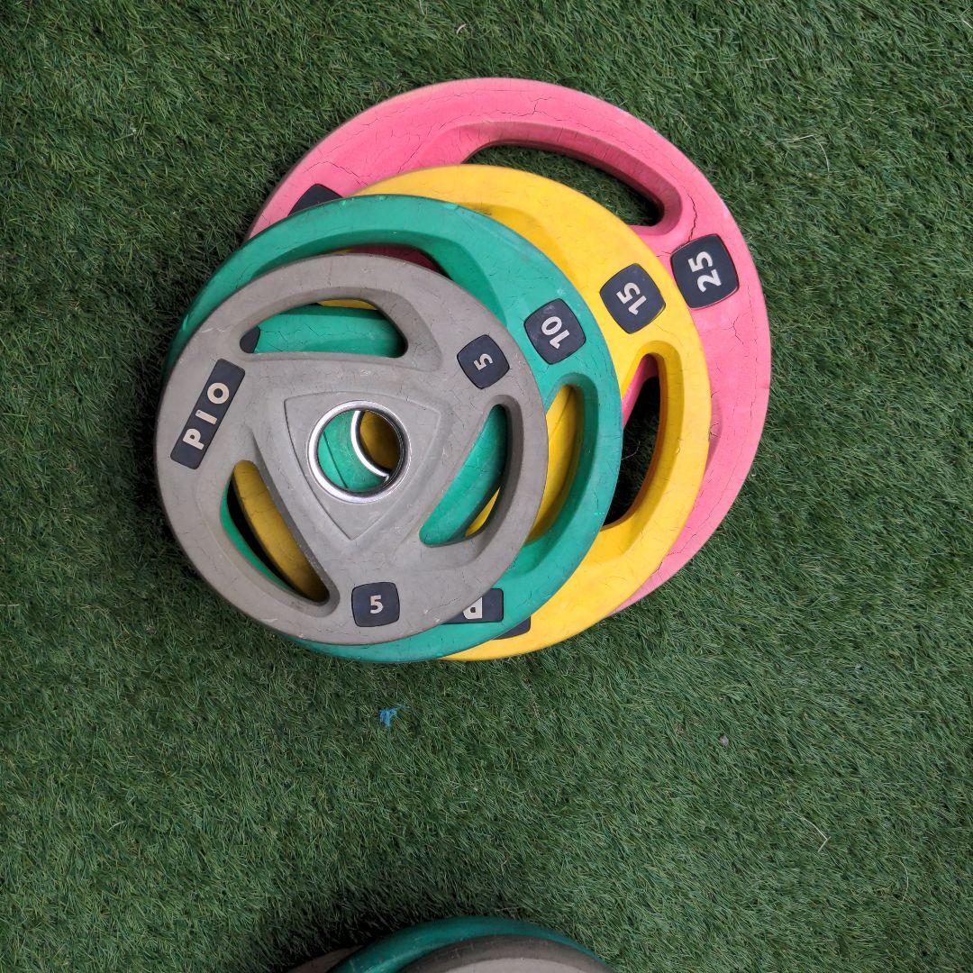 バーベル１１０kgセット　オリンピックプレート　引き取り限定