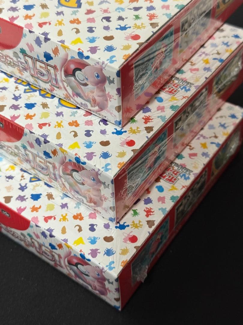 ポケモンカード　拡張パック151 3箱セット　シュリンク付き