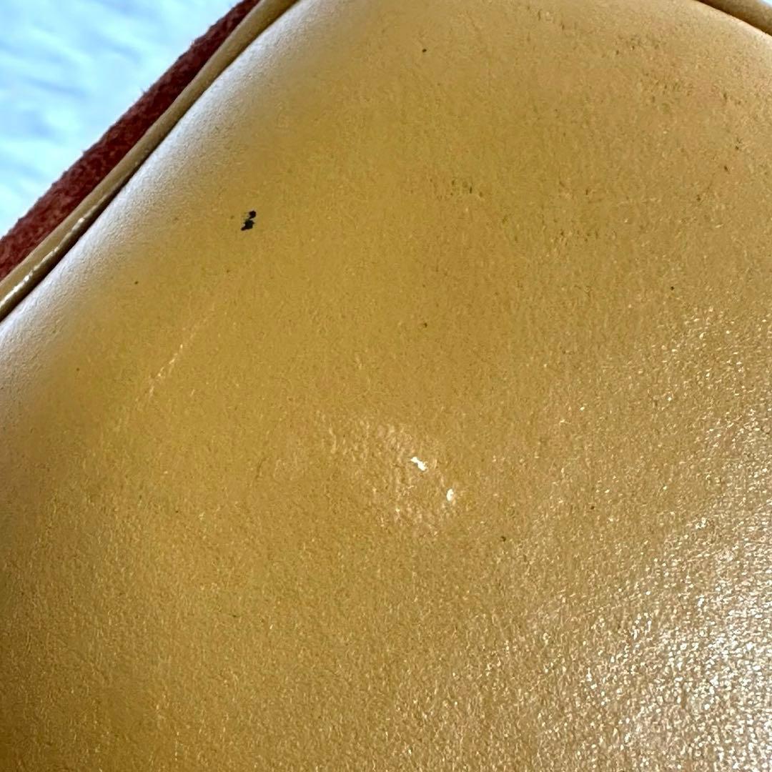 グッチ GGキャンバス アクセサリーポーチ ハンドバッグ ポーチ オレンジ