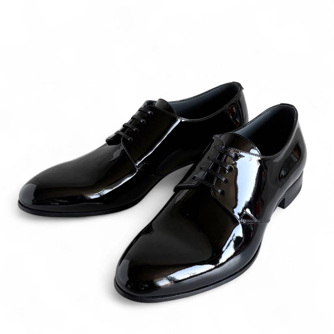 未使用 DIOR エナメルドレスシューズ 39.5 ブラック