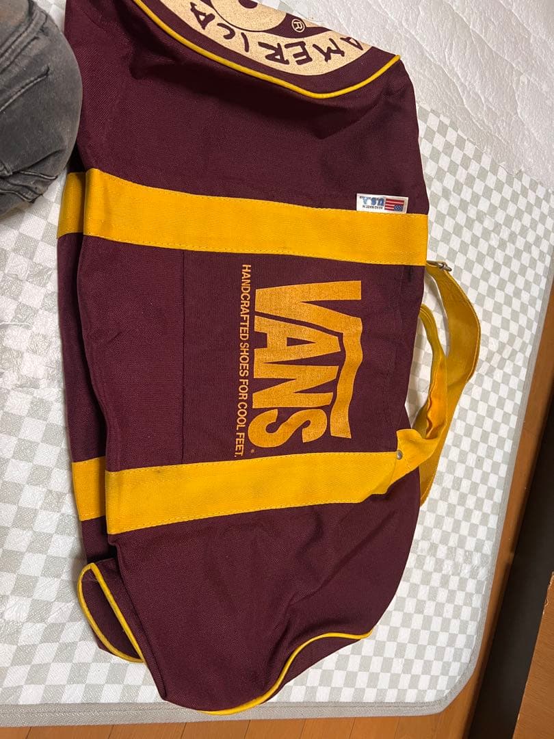 希少　VANS ドラムバッグ　ボストンバッグ　USA製　ヴィンテージ　　バンズ