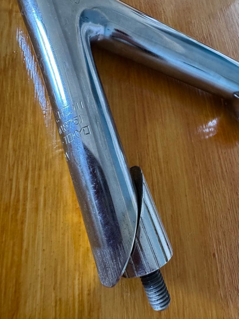 美品　日東　NJ-PRO クロモリ65°ステム　NJS刻印あり　140mm