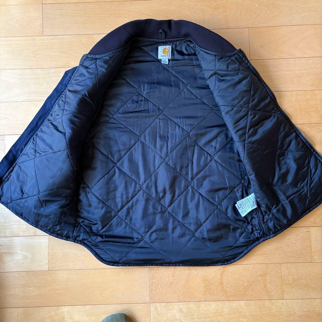 【美品】Carhartt カーハート ダックベスト メキシコ製M ダークネイビー