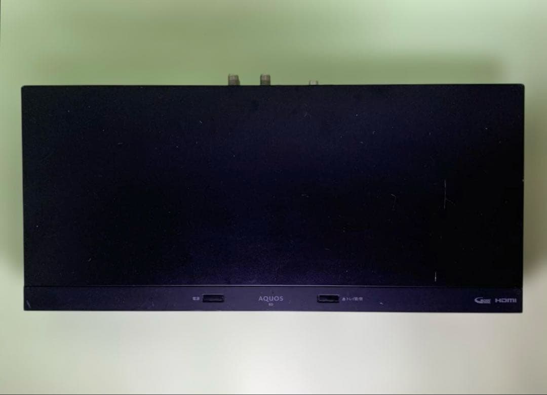 AQUOS 2番組録画ブルーレイレコーダー 2B-C10CW1 リモコン付き