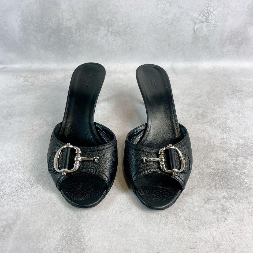 靴 Vintage Gucci Horsebit Sandals 38 1/2