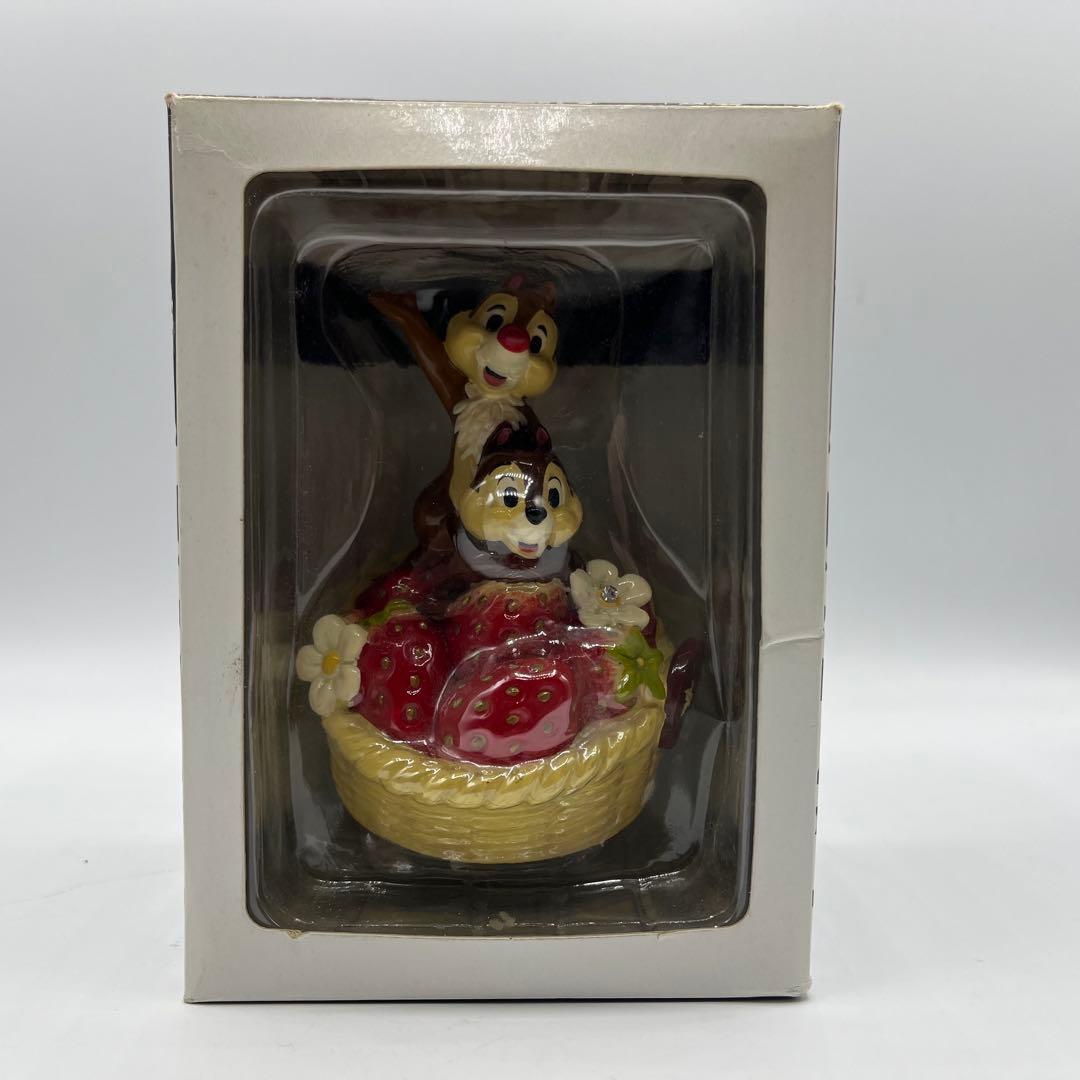 希少 加藤工芸 ミニオルゴール チップ & デール イッツアスモールワールド