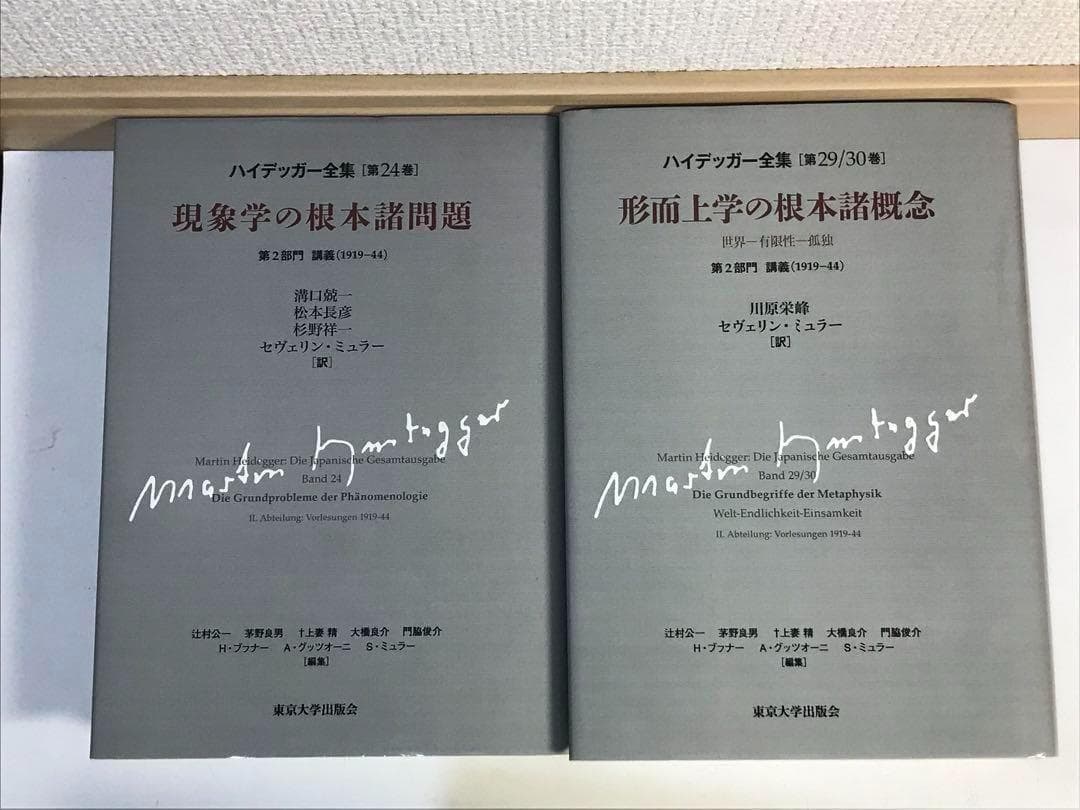 ハイデッガー全集　6冊セット
