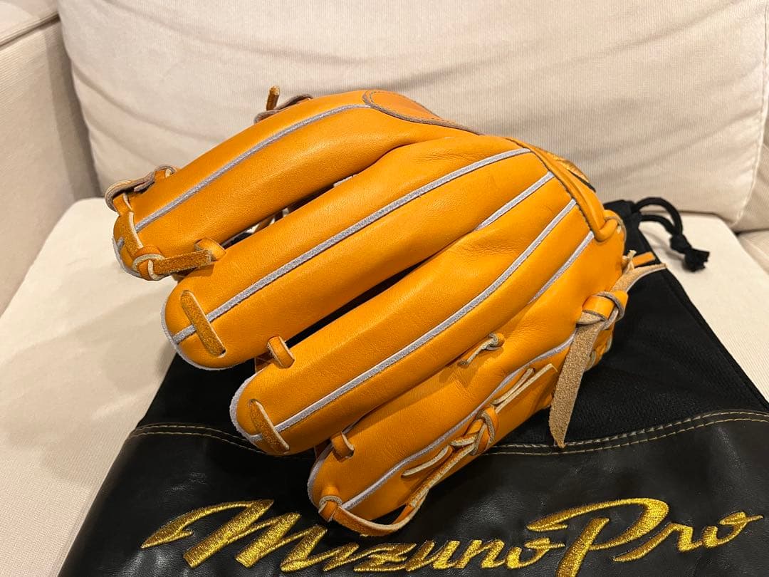 【極美品】MizunoPro ミズノプロ オーダー 内野用軟式グラブ サイズ10