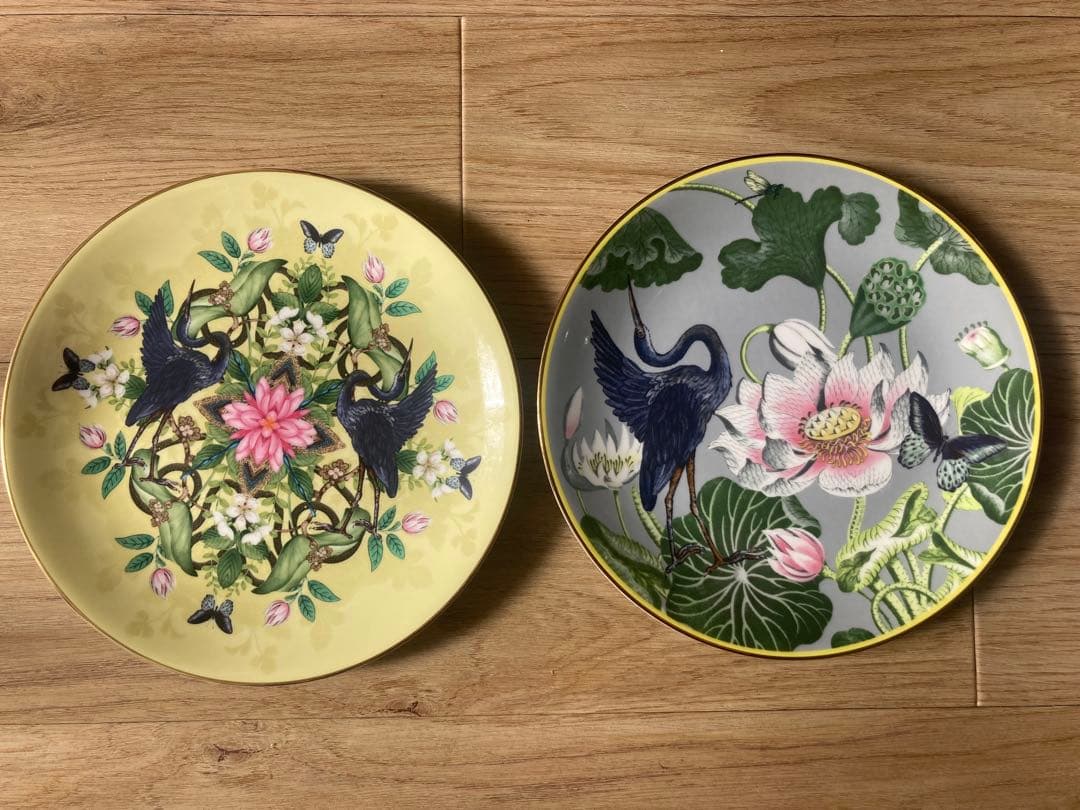 ウェッジウッド ワンダーラスト ウォーターリリー プレート 皿 20cm 2枚