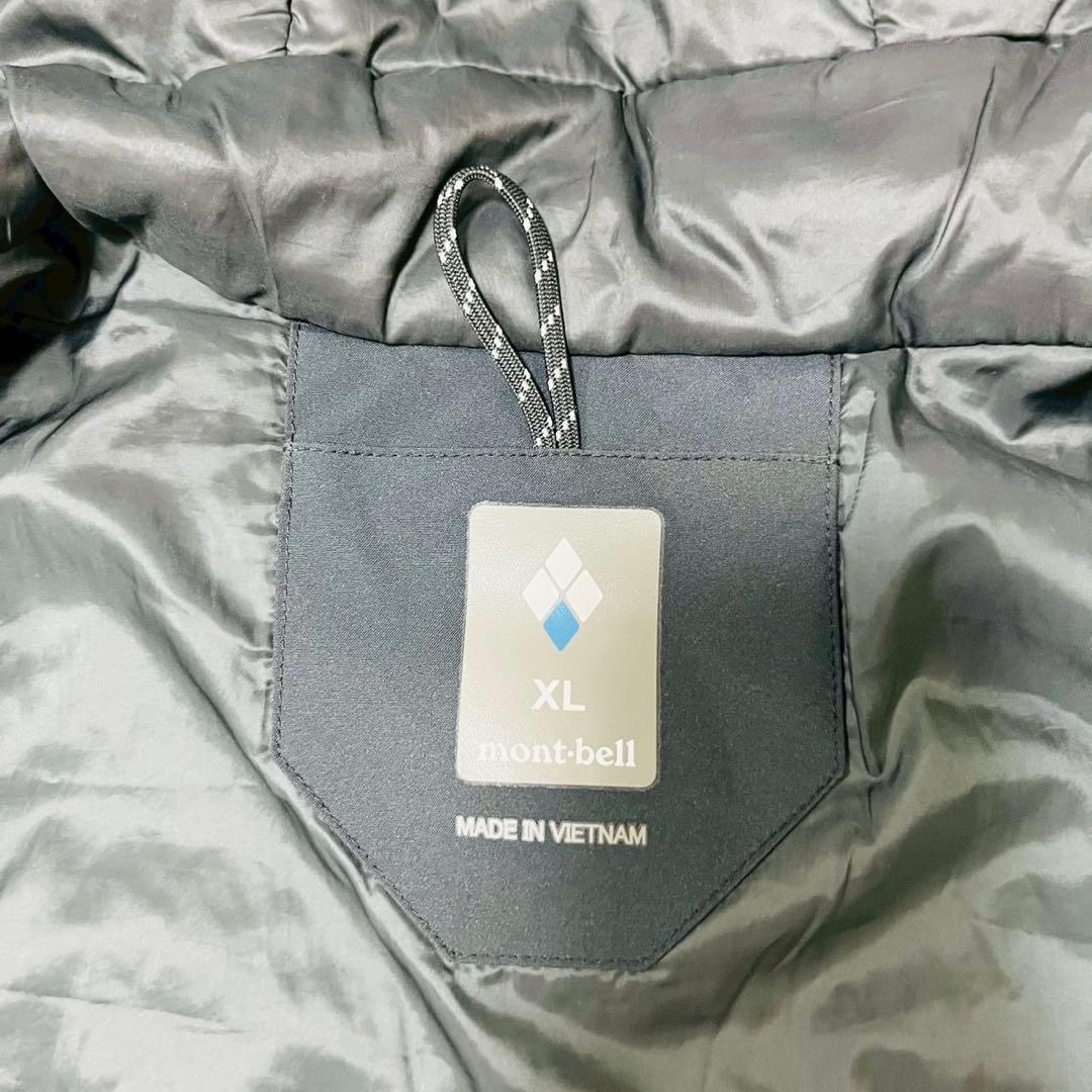 モンベル　パウダーステップ パーカ XL　ブラック　スタッフバックなし①