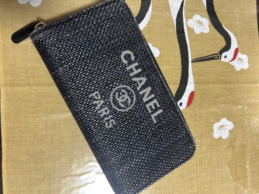 グレーマール　シャネル　ドーヴィルの長財布です^_^