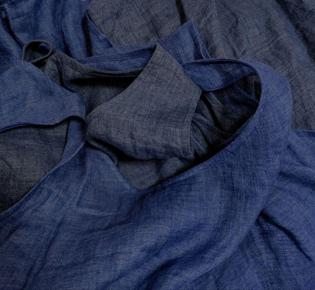 値下げ　⑨センソユニコ 　慈雨　チュニック　青