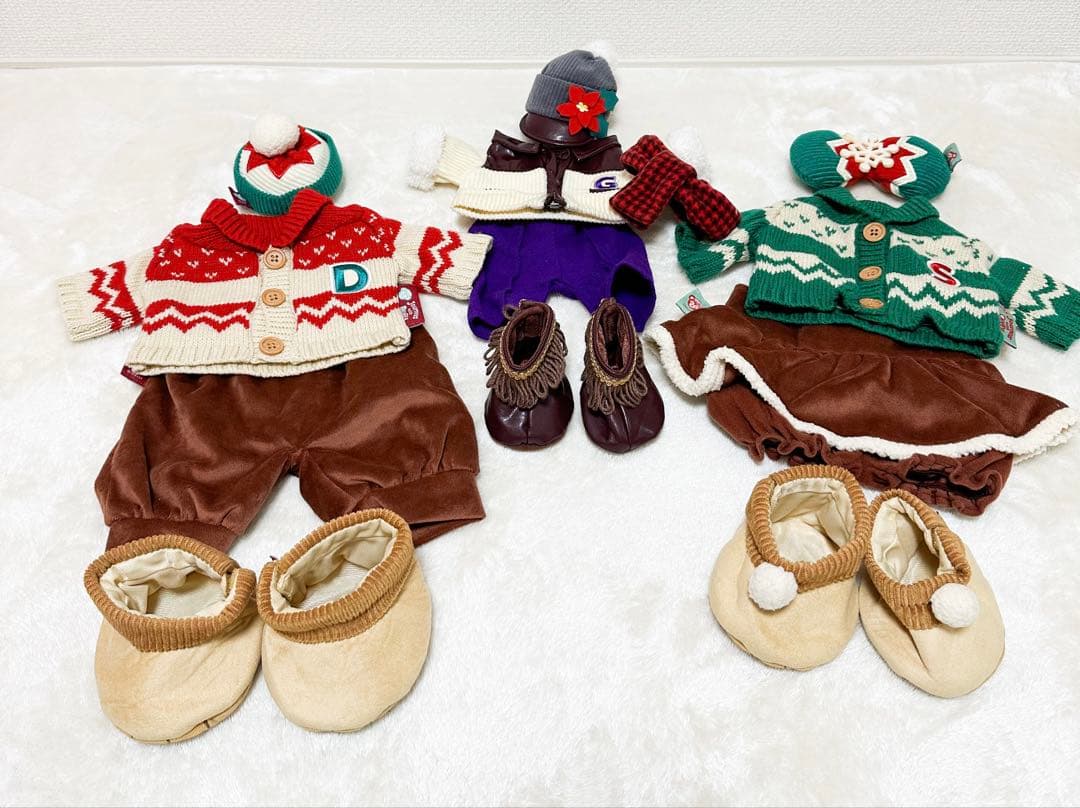 2015年　ダッフィー、シェリーメイ、ジェラトーニ　コスチュームセット