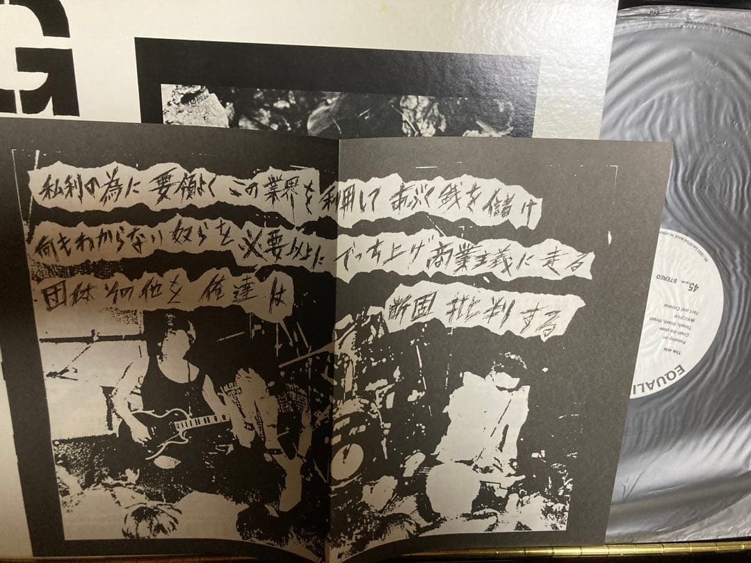 ガーゼ　GAUZE EQUALIZING レコード　ジャパコア