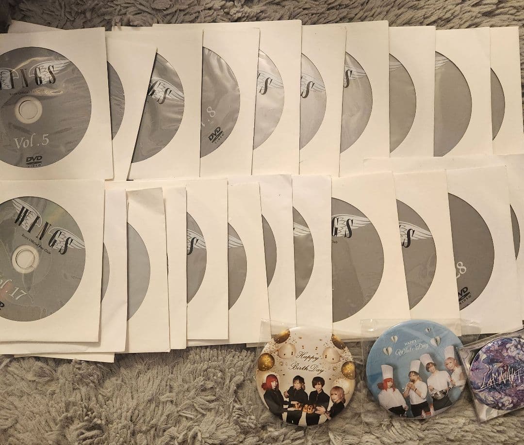 Royz official Fan club WINGS DVD 会報 セット